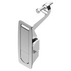 1242 Non Locking Lever Latch Bright Chrome Non Locking Flush Trigger