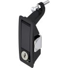 Keyed to Differ Black Lever Latch with 23-46mm Grip Range and CH751 Cylinder