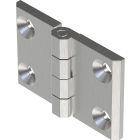 2101-576 Stainless Steel Screw On Hinge 50x76mm 6.3mm Through Holes