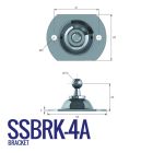 SSBRK-4A Stainless Steel 304 13mm Circular Bracket with 41mm Fixing Centres