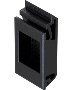 1251 Snap-In Slide Latch Black ABS Plastic