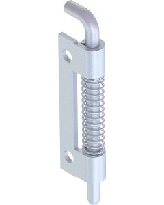 2404 Large Screw On Concealed Lift Off Hinge 5.1mm Through Holes Zinc Plated