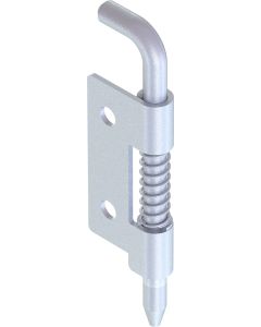2404 Screw On Concealed Lift Off Hinge 5.1mm Through Holes Zinc Plated