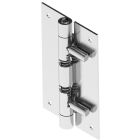 2129-762 Screw On Hinge Quick Release 3.3mm Through Holes Zinc Plated