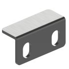 Right Angle Metal Tab Bracket with M5 Fixing Holes (one supplied) Steel