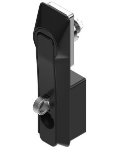 1103 Black Padlockable Swing Handle with 8mm Triangle Insert