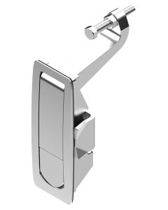 1242 Non Locking Lever Latch Bright Chrome Non Locking Flush Trigger