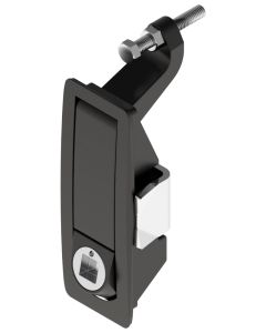 1242 8.5mm Square (Railway Standard) Lever Latch Black Powder Coated