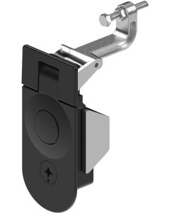 1245-4 Tooling Secured Lever Latch in Black