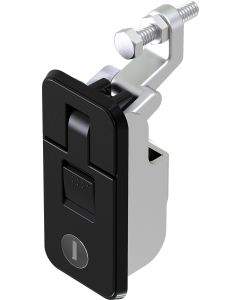 1246 Mini Key Locking 333 Black Lever Latch with Shutter