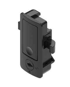 1249 Locking Slam Latch Black Plastic