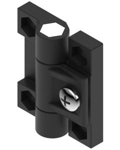 2112 Adjustable Black Acetal Symmetric Friction Hinge 42.5x36.5mm