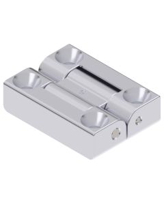 2152 Chrome Friction Hinge 40x55mm 6.5mm Through Holes