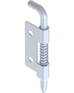 2404 Small Screw On Concealed Lift Off Hinge 3.6mm Through Holes Zinc Plated