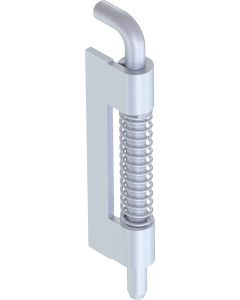 2404 Large Weld On Quick Release Hinge 60mm Zinc Plated Steel