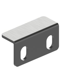 Right Angle Metal Tab Bracket with M5 Fixing Holes (one supplied) Steel