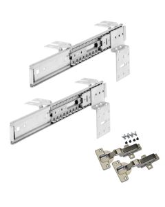 DZ1319 pocket door package for inset doors up to 700mm high, from 574mm depth