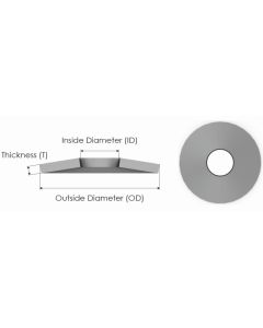 Stainless Tensioning Washer M10 - DIN6796