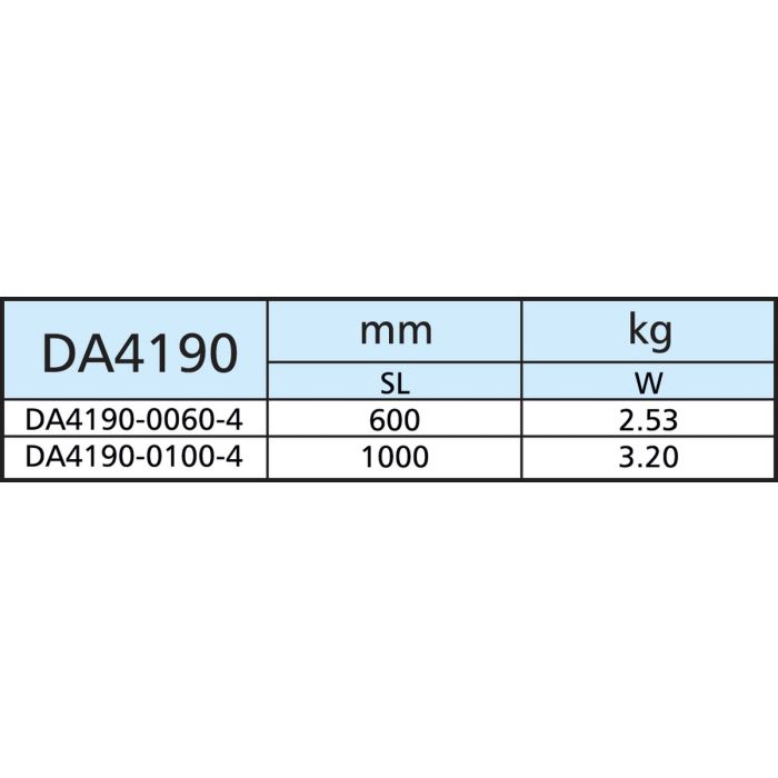 DA4190 Accuride Slide and Tilt System, 65kg load 