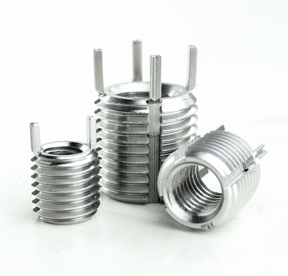 Key Locking Thread Inserts: M18 x 1.5, Heavy Duty, 303 Stainless Steel,  Pkg. of 1
